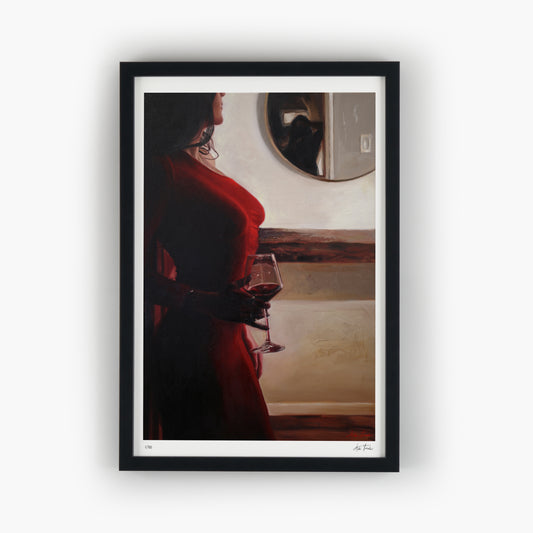woman in the mirror