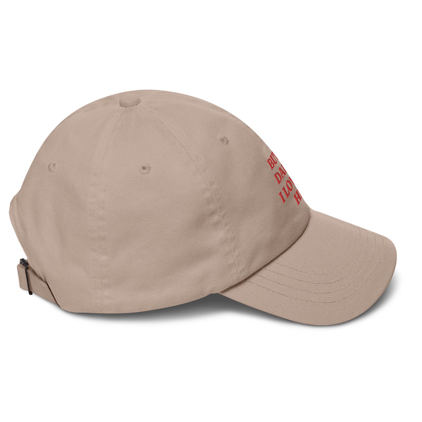 "DADDY" just text dad hat