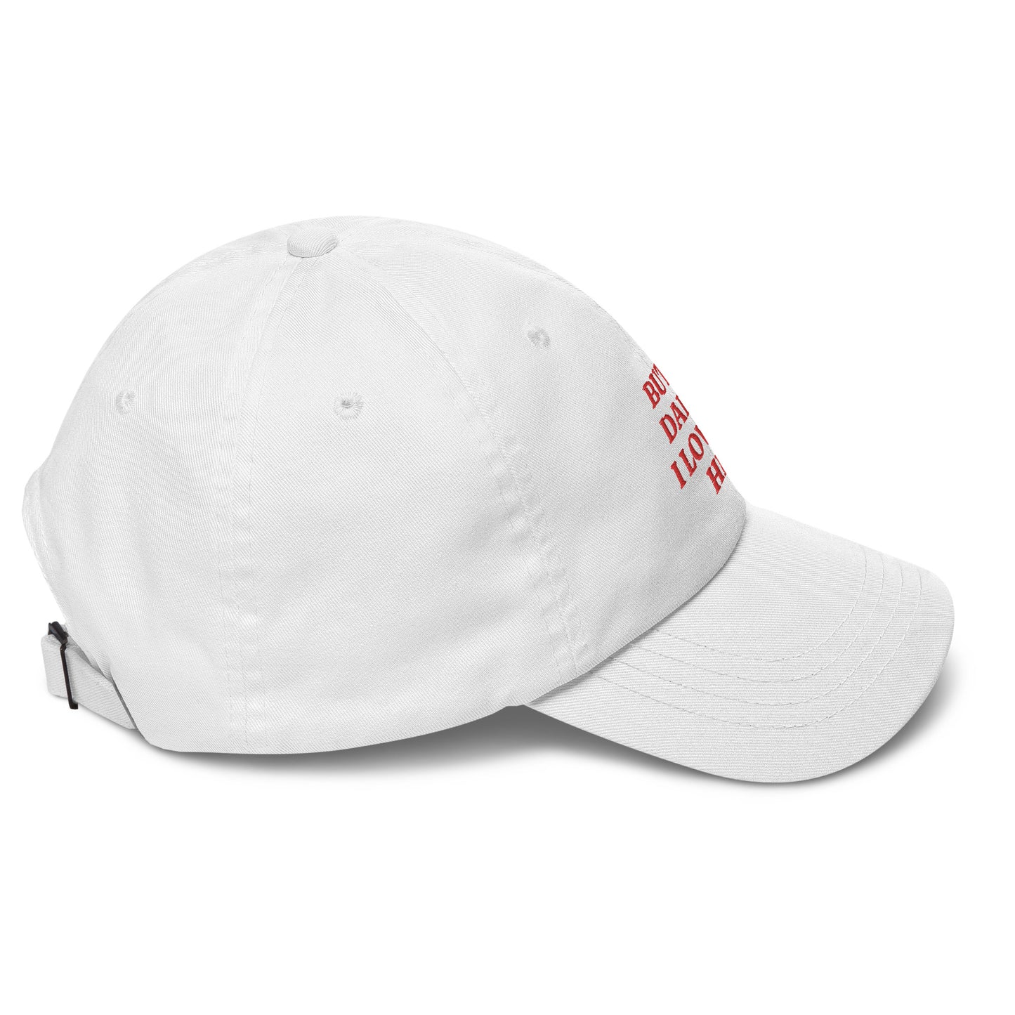 "DADDY" just text dad hat