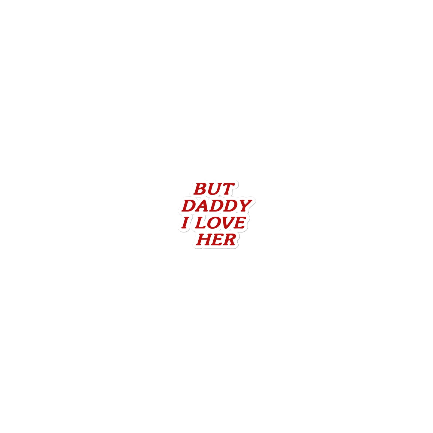 daddy text sticker
