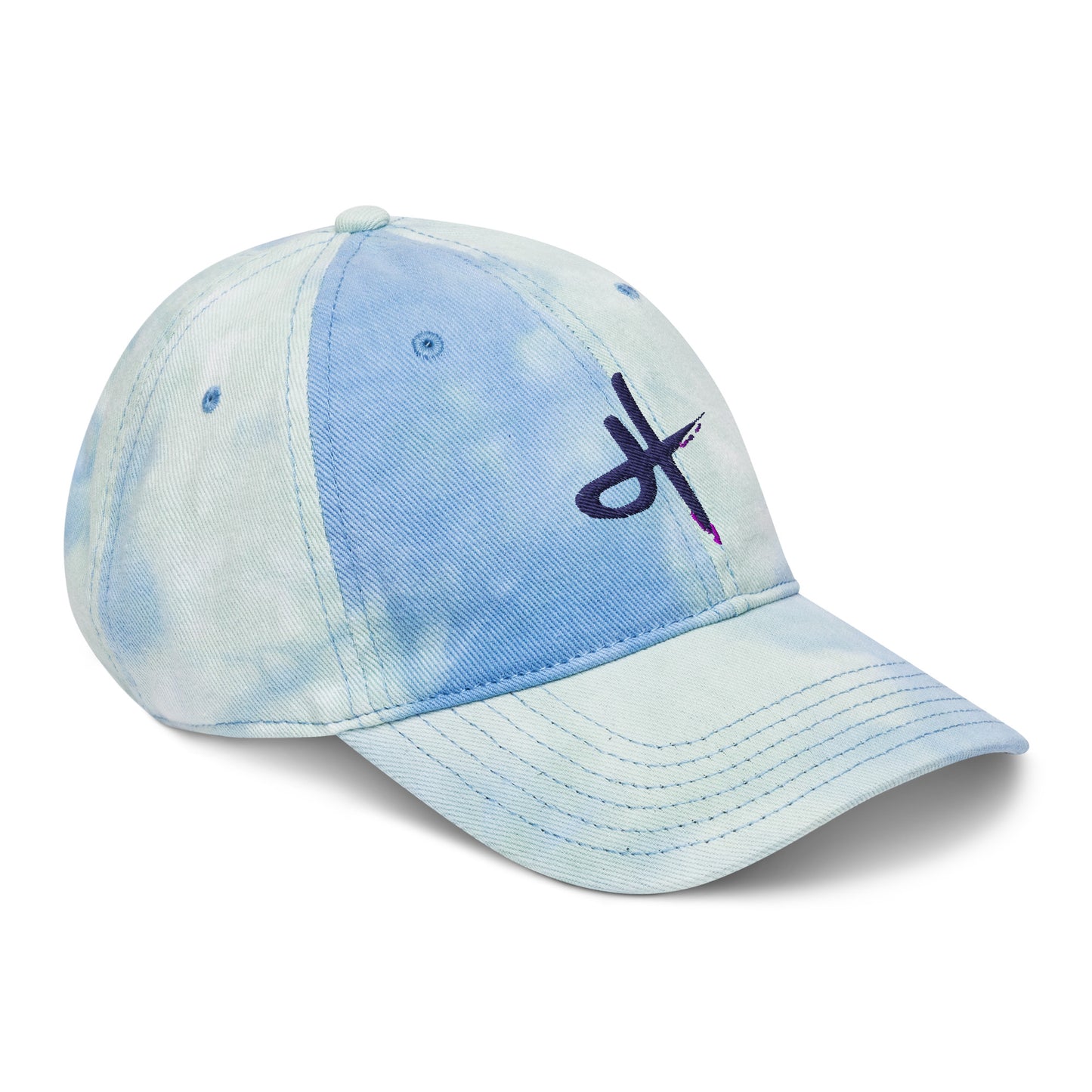 HT embroidered tie dye hat