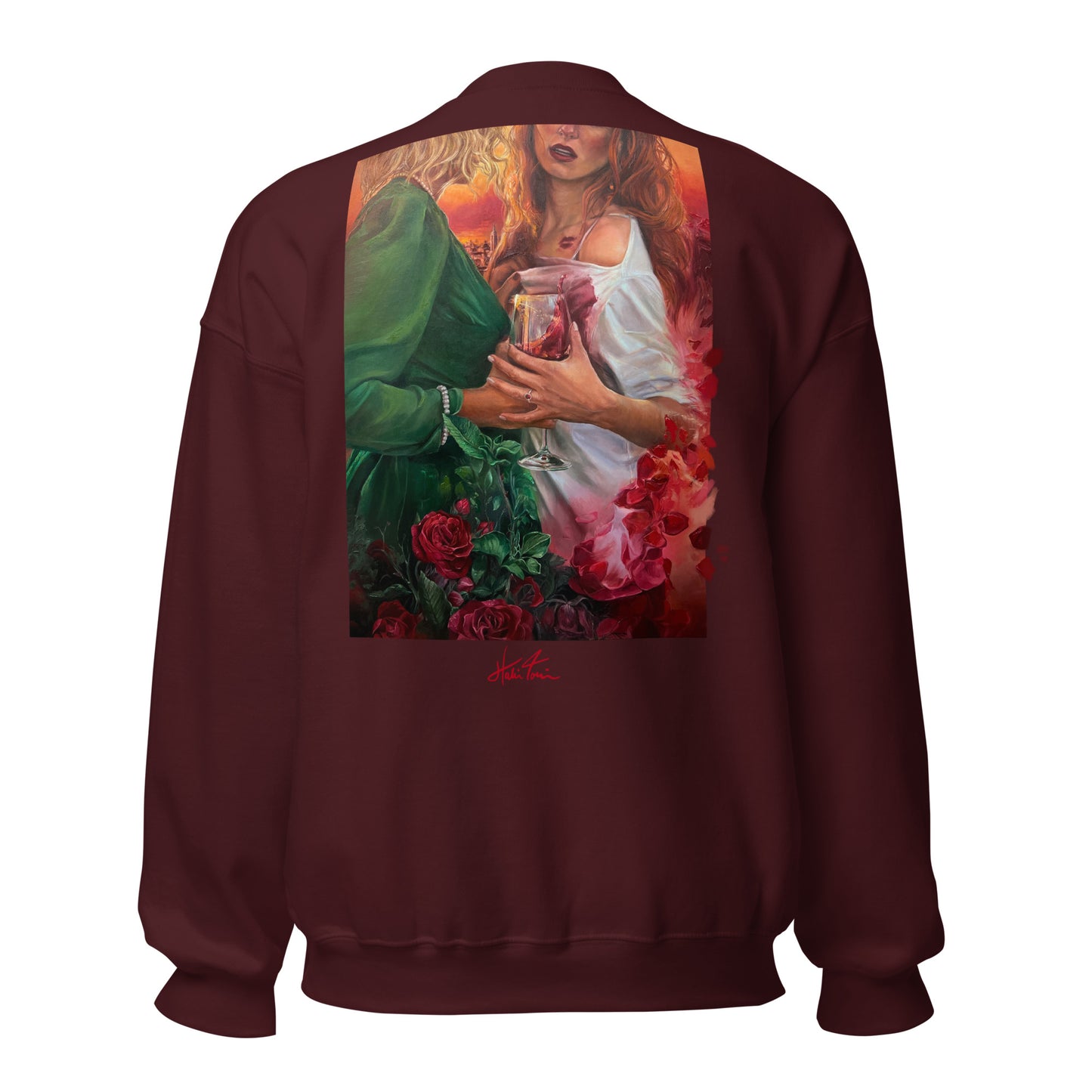 scarlet sweater