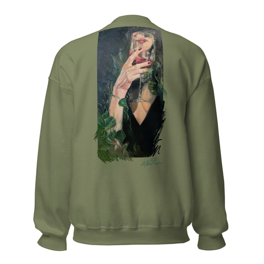 ivy embroidered sweatshirt