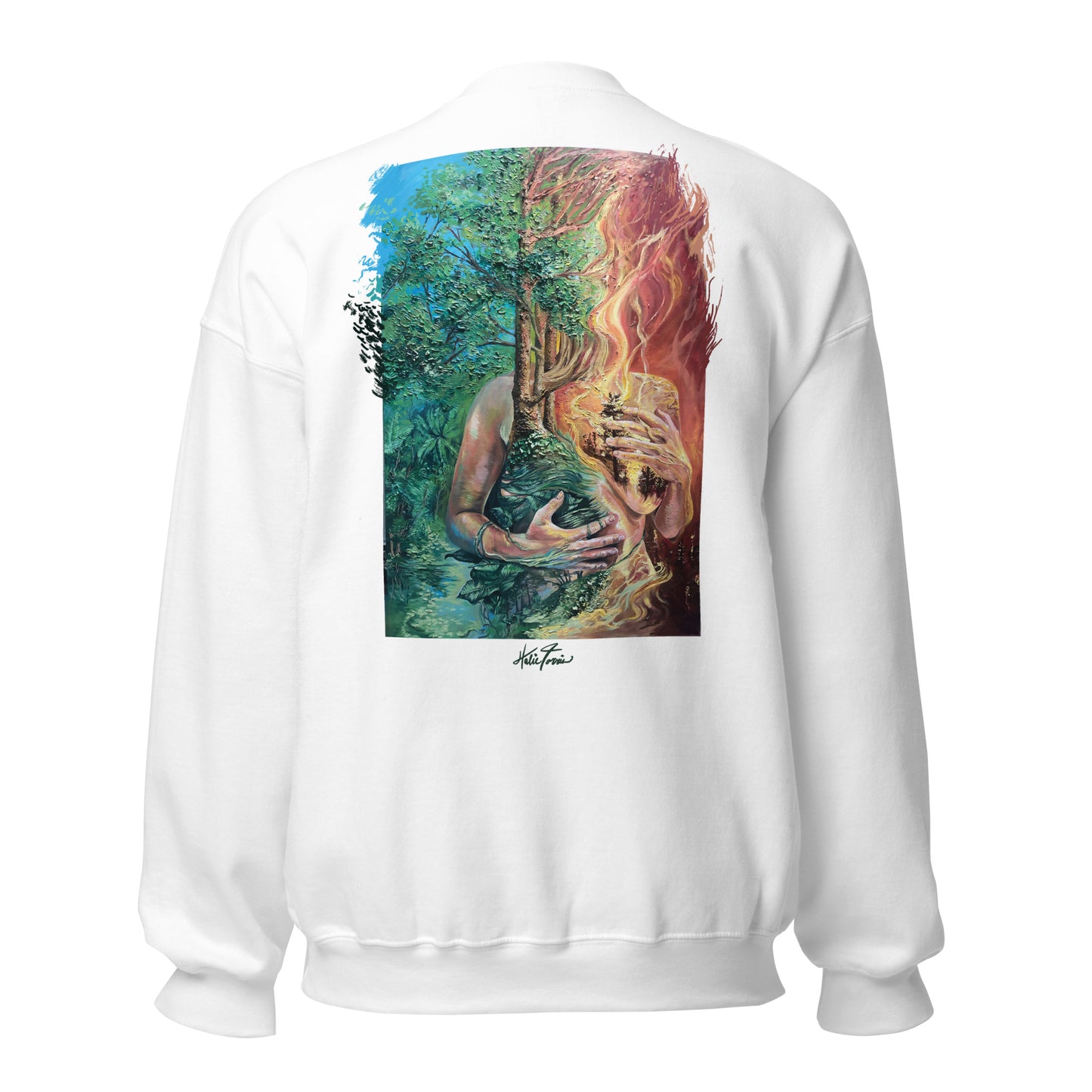 gaia embroidered sweatshirt