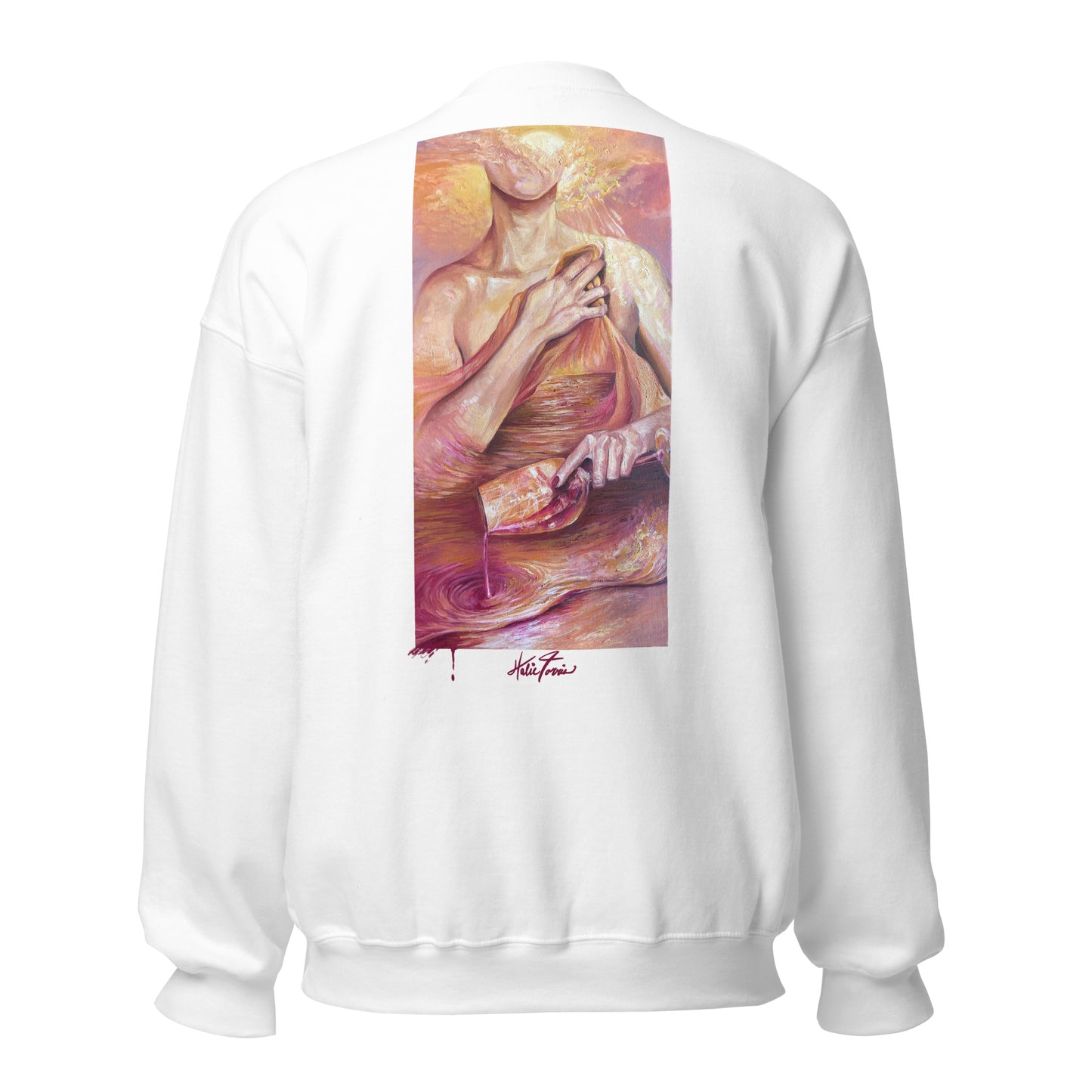 august embroidered sweatshirt
