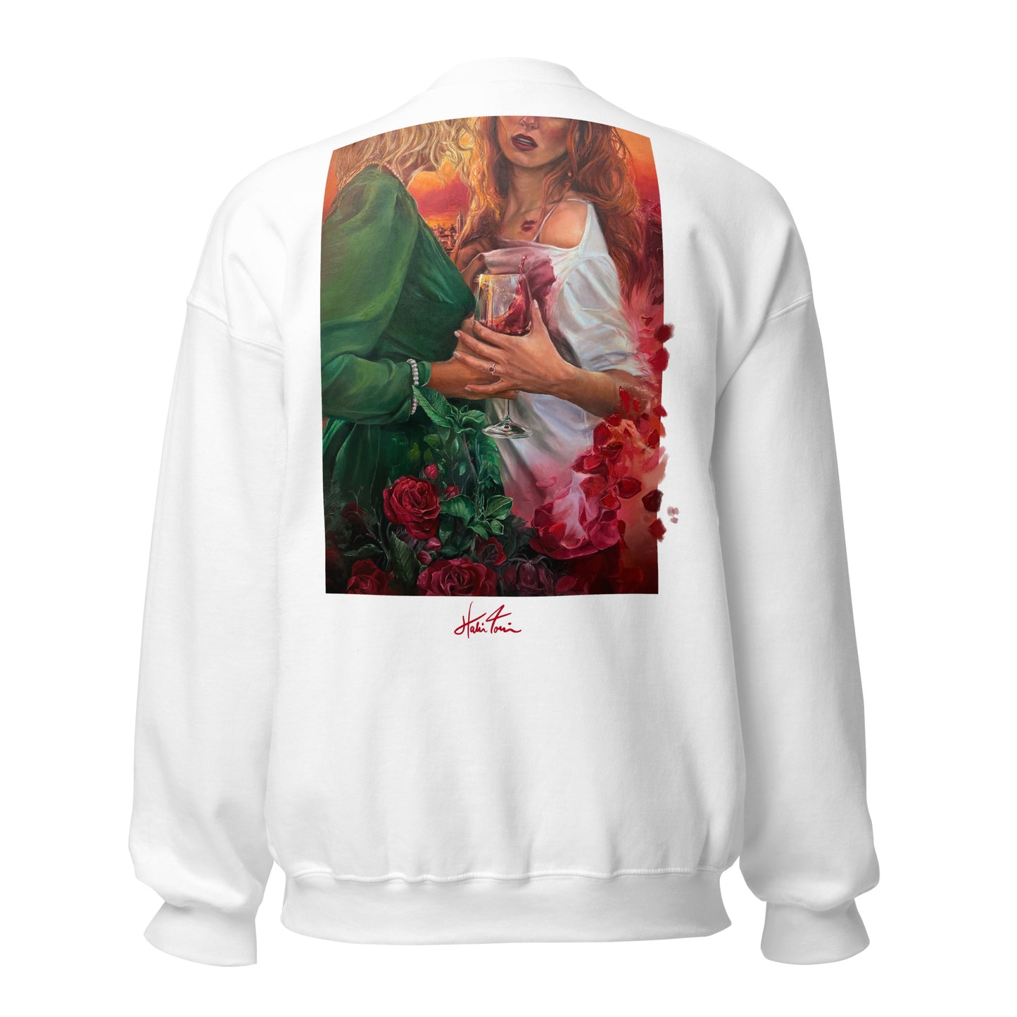 scarlet sweater