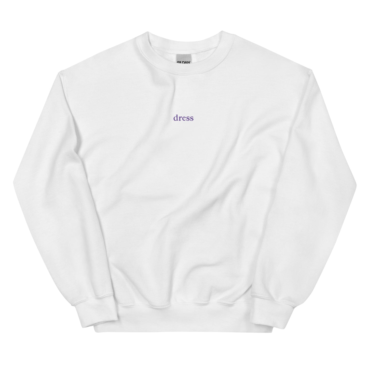 dress embroidered sweatshirt