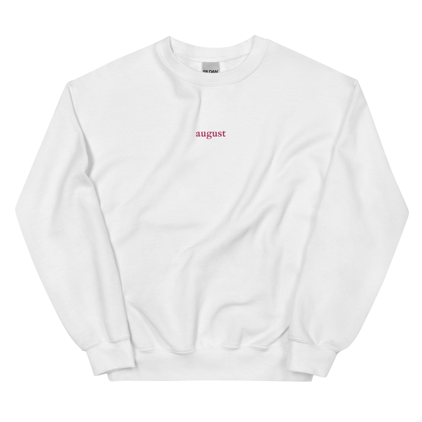 august embroidered sweatshirt