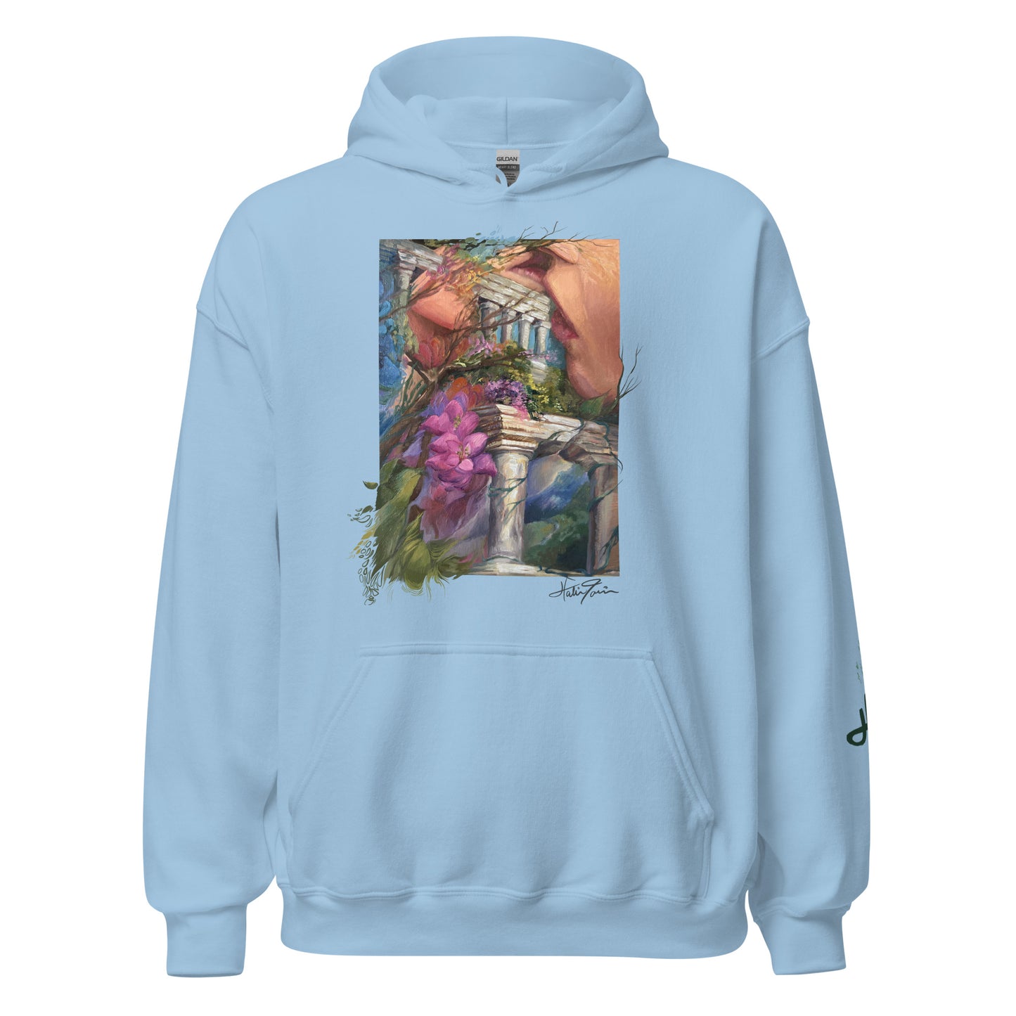 "lips of babylon" hoodie