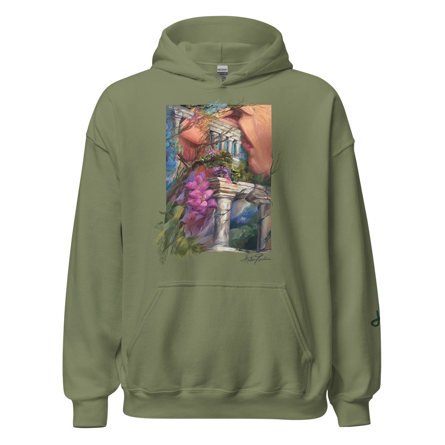 "lips of babylon" hoodie