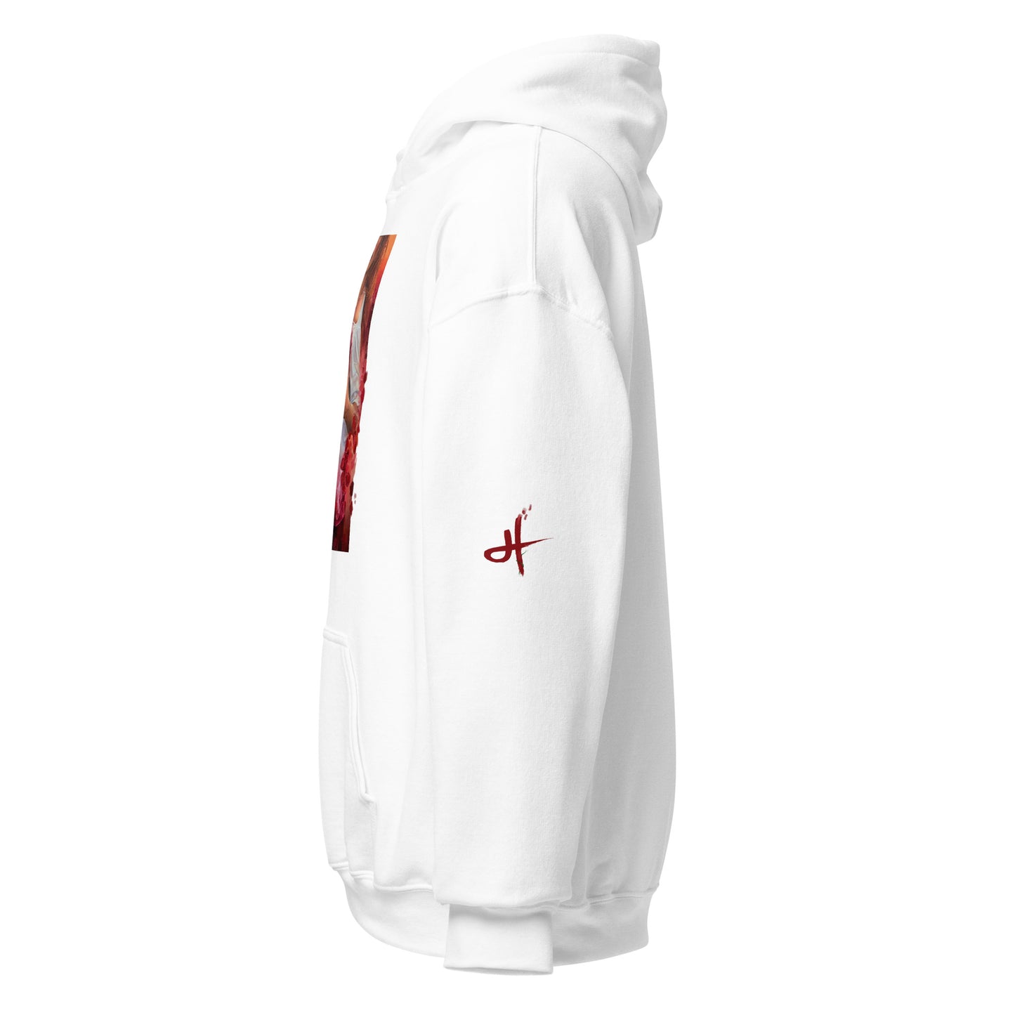 maroon hoodie