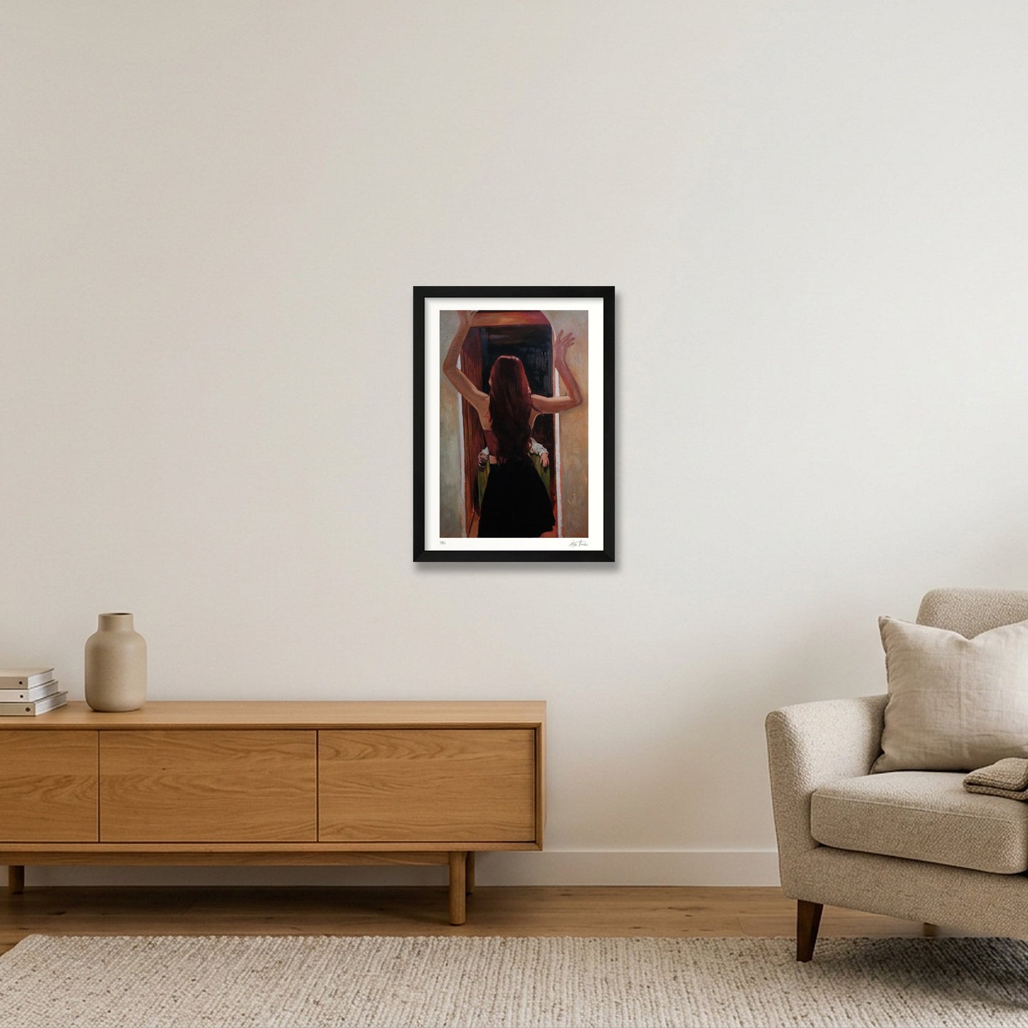 temptress — A3 (30×42cm, 12×17") Black Frame