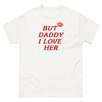 kiss mark / daddy tee with painting on back