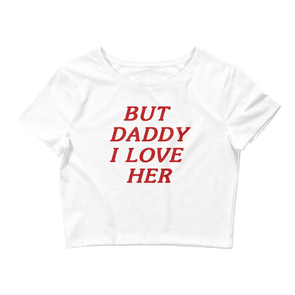 daddy cropped tee