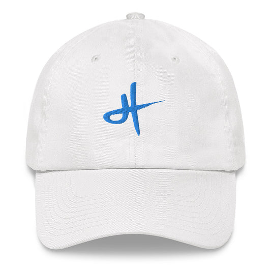 HT embroidered hat - blue thread