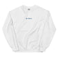 "my choice." embroidered sweatshirt