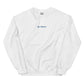 "my choice." embroidered sweatshirt